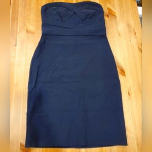 Strapless cocktail dress